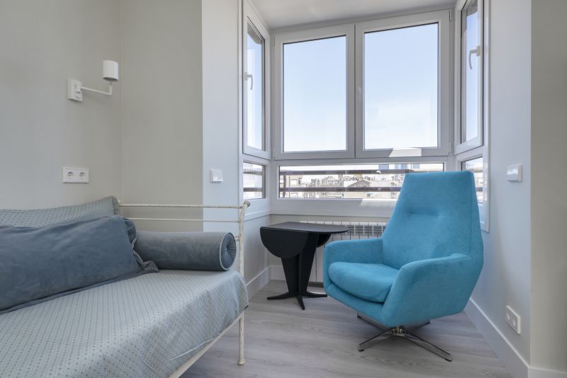 Home with new bay windows